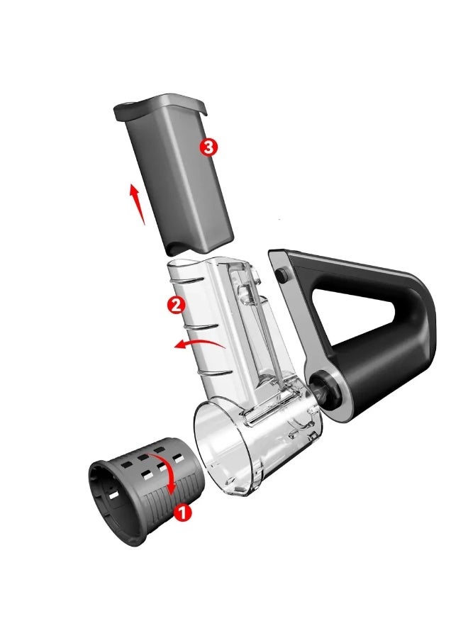 عام قطاعة وفرامة طعام لاسلكية 40 واط بشفرات متعددة وبطارية قابلة للشحن - Image 4